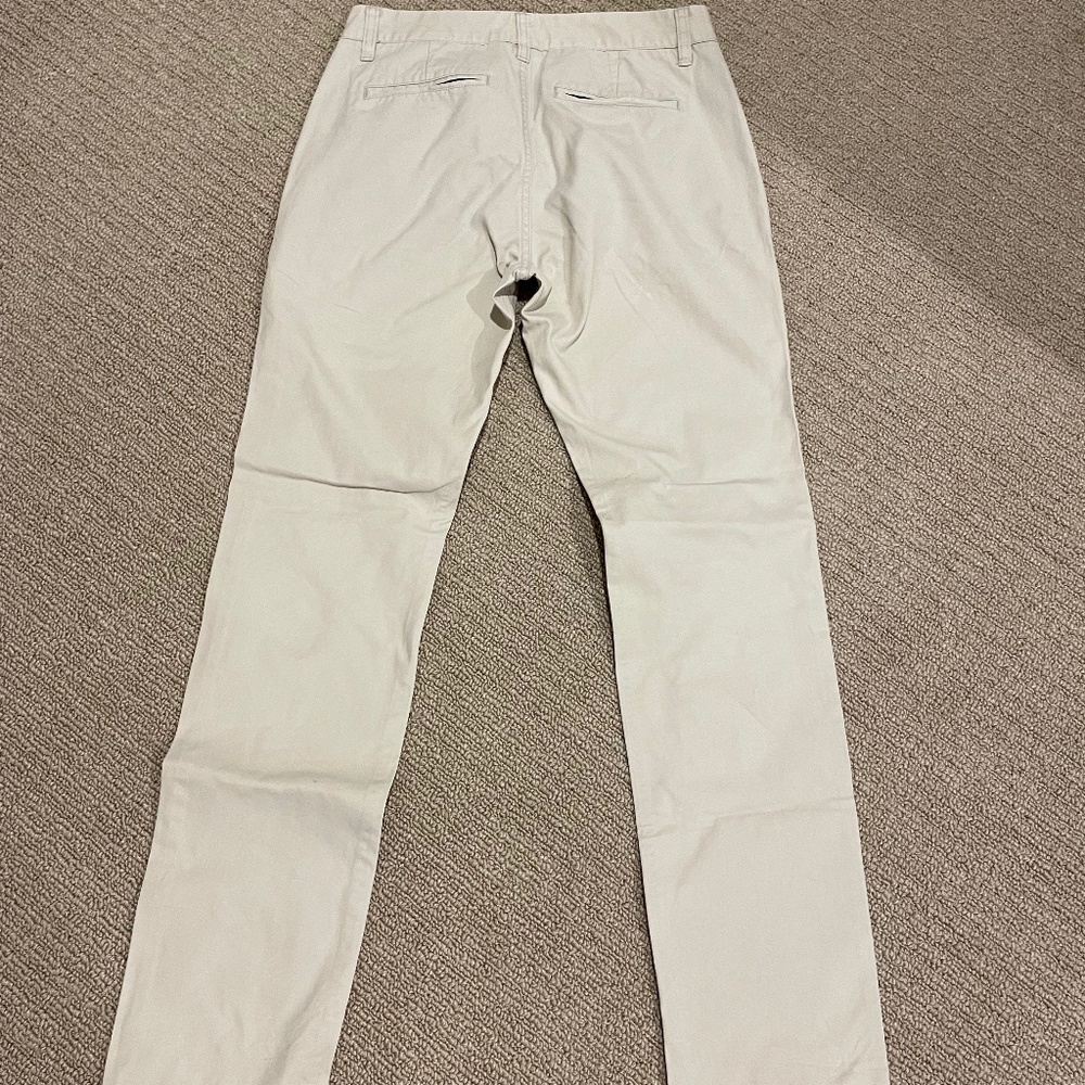 Bonobos Size 29/32 Slim Tailored Chino Pant in Light Khaki